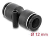 EAN 4043619607457 - DeLOCK 60745 acoplamiento y conector para máquina neumática Negro Metal, Plástico Rosca interior (hembra) imagen 1