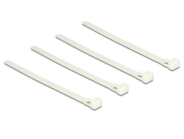EAN 4043619186389 - DeLOCK 18638 presilla Nylon Blanco 100 pieza(s) imagen 1