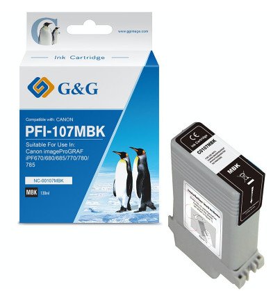 EAN 6941784749140 - G&G 13707 cartucho de tinta 1 pieza(s) Compatible Rendimiento estándar Negro mate imagen 1
