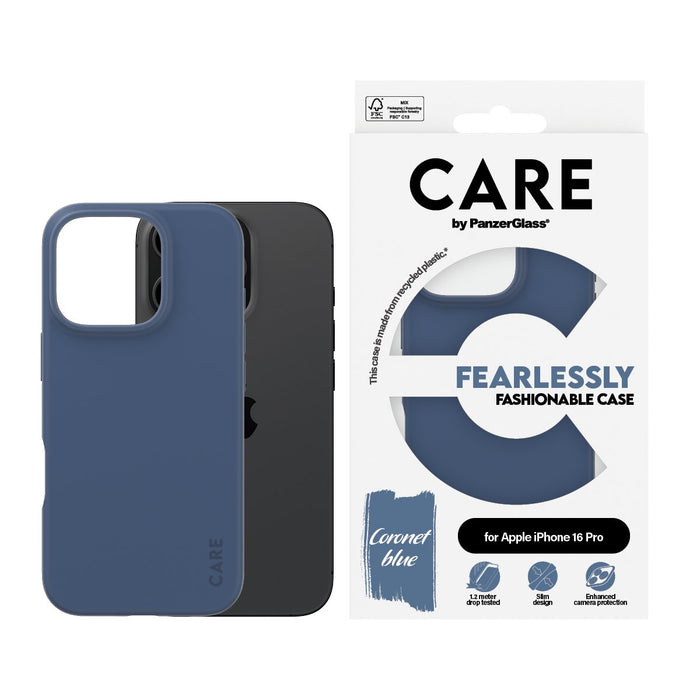 EAN 5715685004643 - PanzerGlass CARE™ by ® Case Blue iPhone 16 Pro funda para teléfono móvil Azul imagen 2