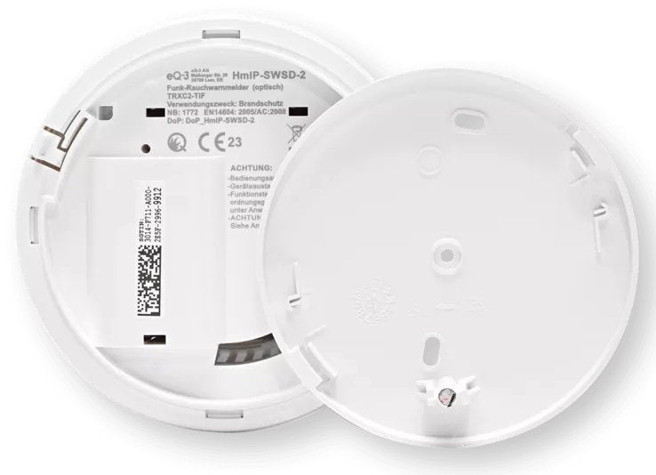 EAN 4047976621620 - HomeMatic 162162A0 detector de humo inteligente Interconectables Conexión inalámbrica imagen 4
