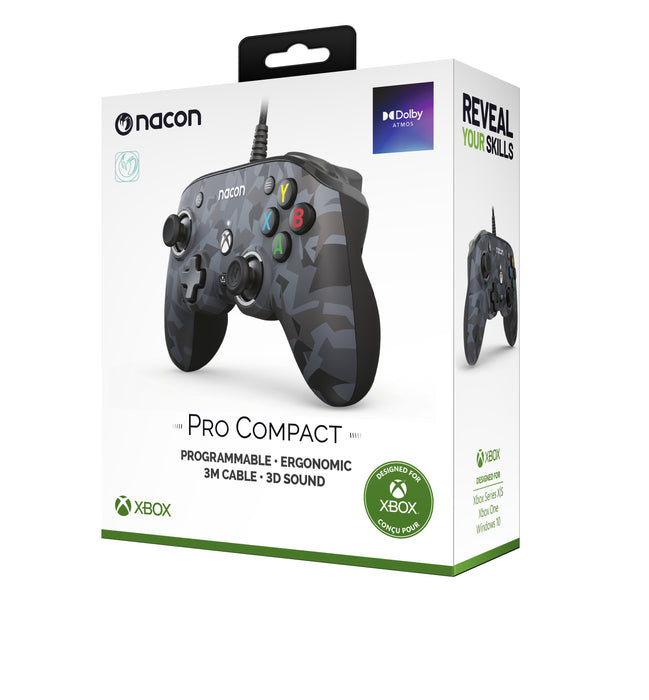 EAN 3665962010343 - NACON Camo Pro Compact Controller Negro, Gris USB Gamepad Analógico/Digital PC, Xbox One, Xbox One S, Xbo imagen 5