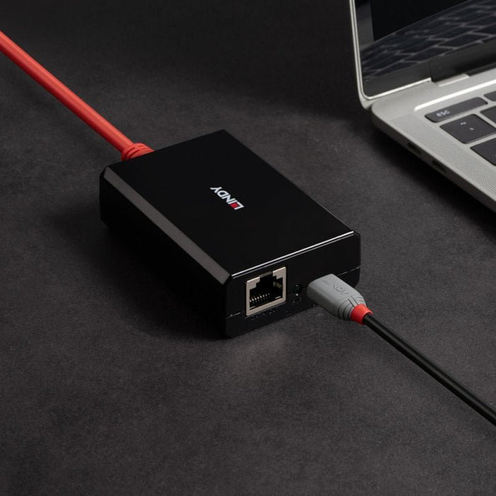 EAN 4002888734745 - Lindy 73474 divisor de red Energía sobre Ethernet (PoE) Negro imagen 5