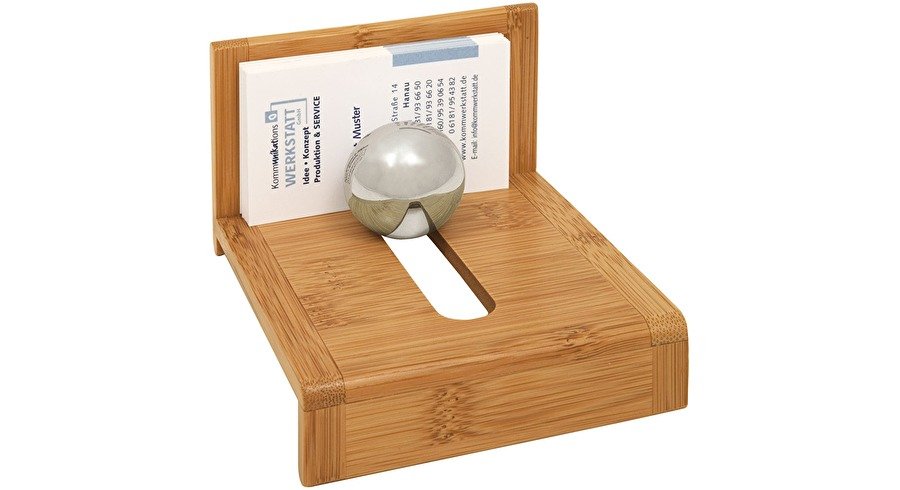 EAN 4003801795478 - Wedo 61 1407 acollador de tarjeta Bamboo Madera imagen 1