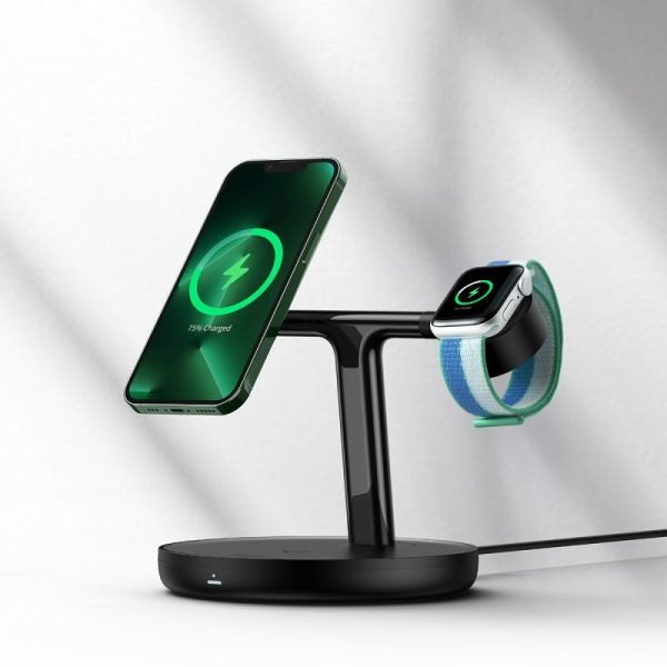 EAN 6932172609627 - Baseus WXTE000101 cargador de dispositivo móvil Smartphone, Reloj inteligente Negro Corriente alterna, US imagen 3