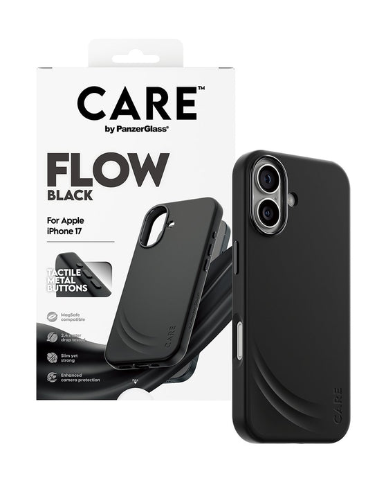 EAN 5715685027239 - PanzerGlass CARE™ by ® Flow Case Black w. MagSafe iPhone 17 funda para teléfono móvil Negro imagen 5