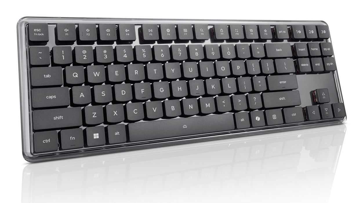 EAN 195892144199 - Lenovo 4Y41V37355 teclado Hogar / Oficina USB + RF Wireless + Bluetooth Alemán Gris imagen 4