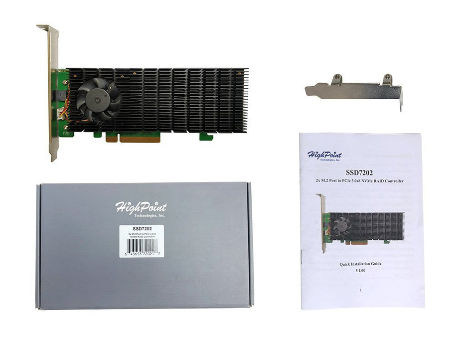 EAN 0643653720217 - Highpoint SSD7202 controlado RAID PCI Express x8 3.0, 4.0 8 Gbit/s imagen 4
