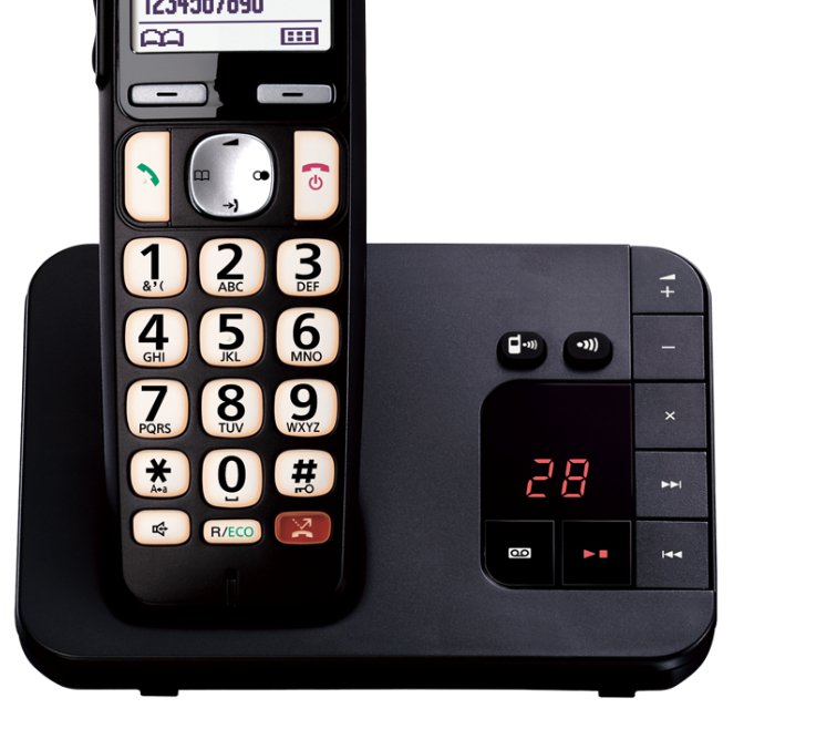 EAN 5025232916559 - Panasonic KX-TGE260JTB teléfono Teléfono DECT Identificador de llamadas Negro imagen 3