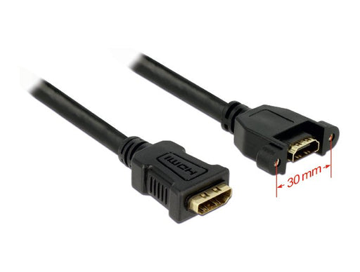 EAN 4043619851003 - DeLOCK 0.25m 2xHDMI cable HDMI 0,25 m HDMI tipo A (Estándar) Negro imagen 2