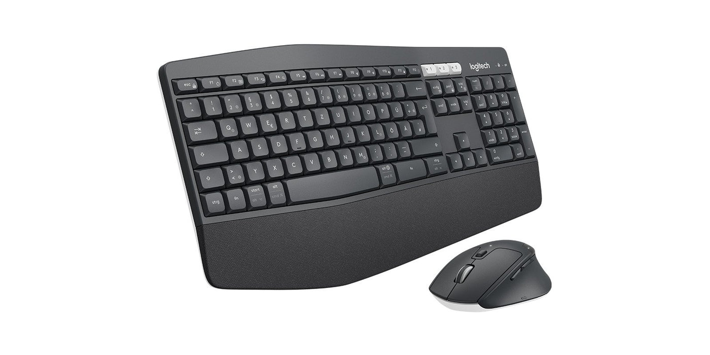 EAN 5099206066823 - Logitech 920-008221 teclado Ratón incluido Universal RF Wireless + Bluetooth QWERTZ Alemán Negro imagen 2