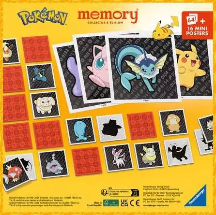 EAN 4005556249541 - Ravensburger 024954 juego de tablero Collector's memory® Pokémon 30 min Juego De Cartas Memoria imagen 2