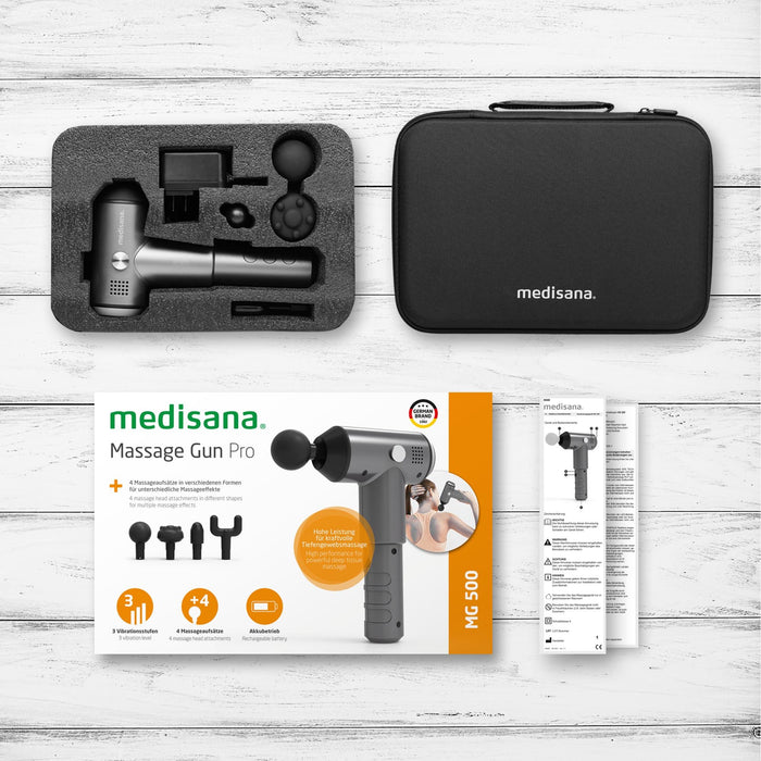 EAN 4015588889851 - Medisana MG 500 masajeador Universal Negro, Gris imagen 5