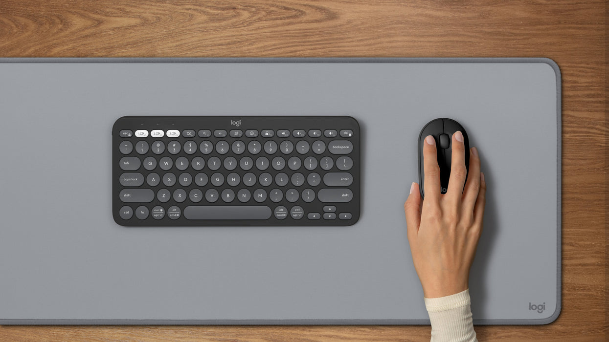 EAN 5099206115712 - Logitech 920-012257 teclado Ratón incluido Universal RF Wireless + Bluetooth QWERTY Nórdico Grafito imagen 7