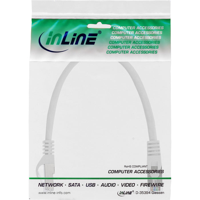 EAN 4043718072484 - InLine 4043718072484 cable de red Blanco 0,3 m Cat5e SF/UTP (S-FTP) imagen 3