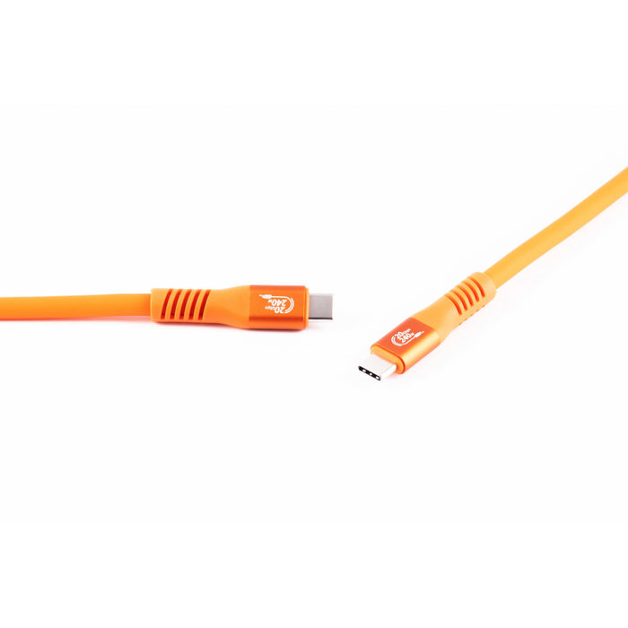 EAN 4250696658467 - Flexline FL31-77017 cable USB USB 3.2 Gen 2x2 0,5 m USB C 20 Gbit/s 240 W Naranja imagen 3