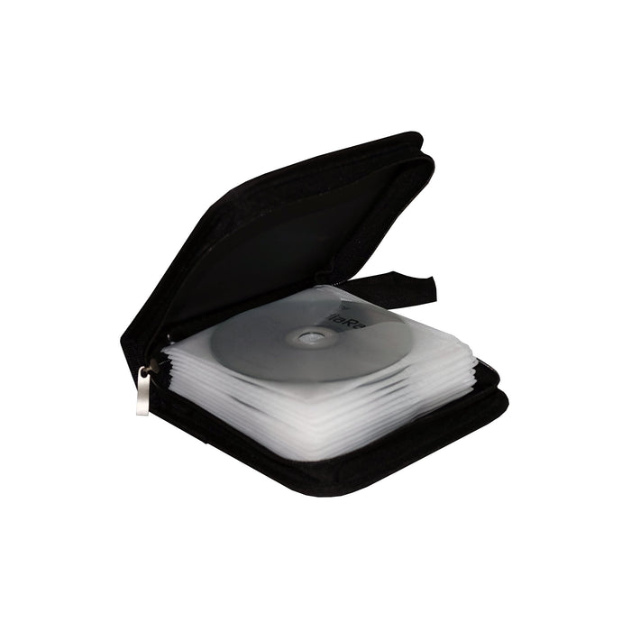 EAN 4260057123268 - MediaRange BOX50 funda para discos ópticos Funda cartera 24 discos Negro imagen 4