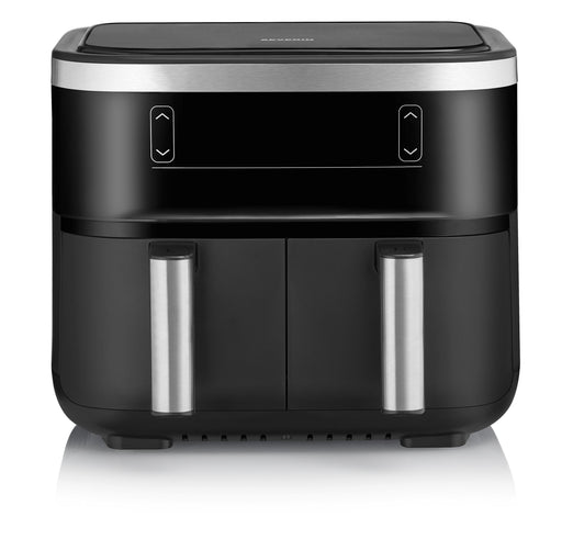 EAN 4008146042706 - Severin FR 2453 freidora Doble 3,25 L Independiente 2850 W Freidora de aire caliente Negro, Plata imagen 1