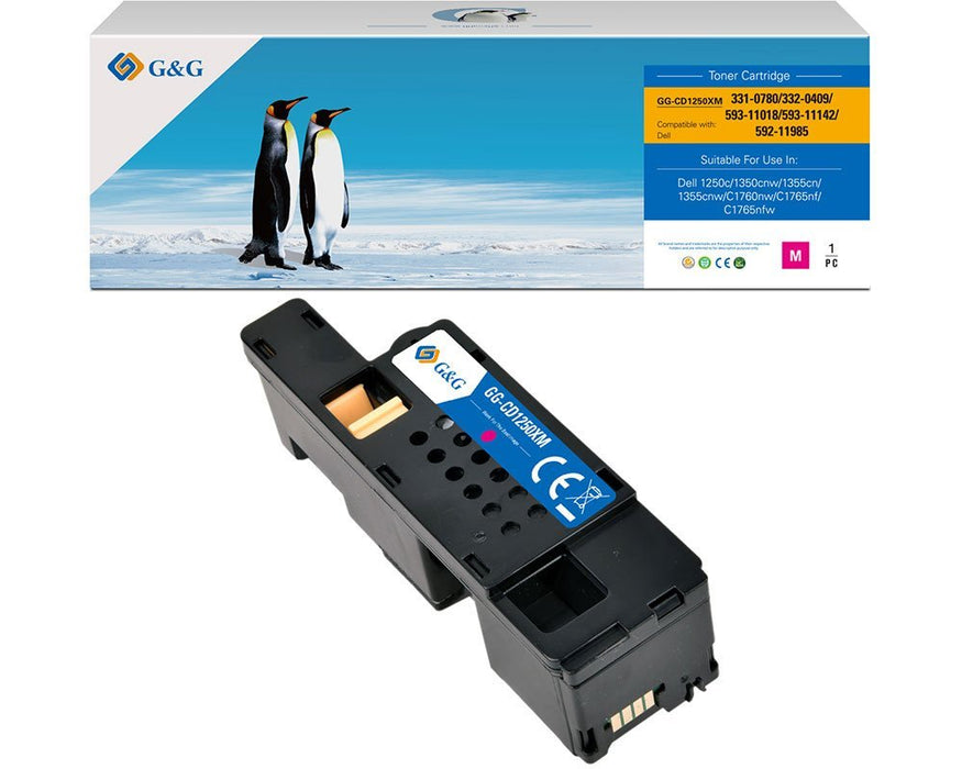EAN 6941784767762 - G&G NT-CD1250XM cartucho de tóner 1 pieza(s) Compatible Magenta imagen 1