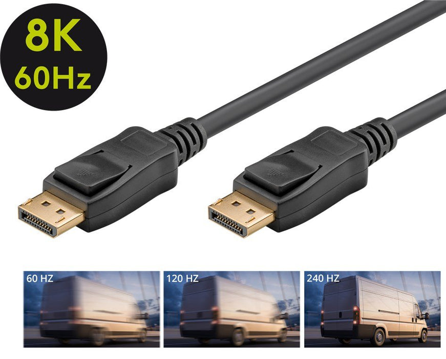 EAN 4040849747472 - Goobay 74747 cable DisplayPort 1 m Negro imagen 3