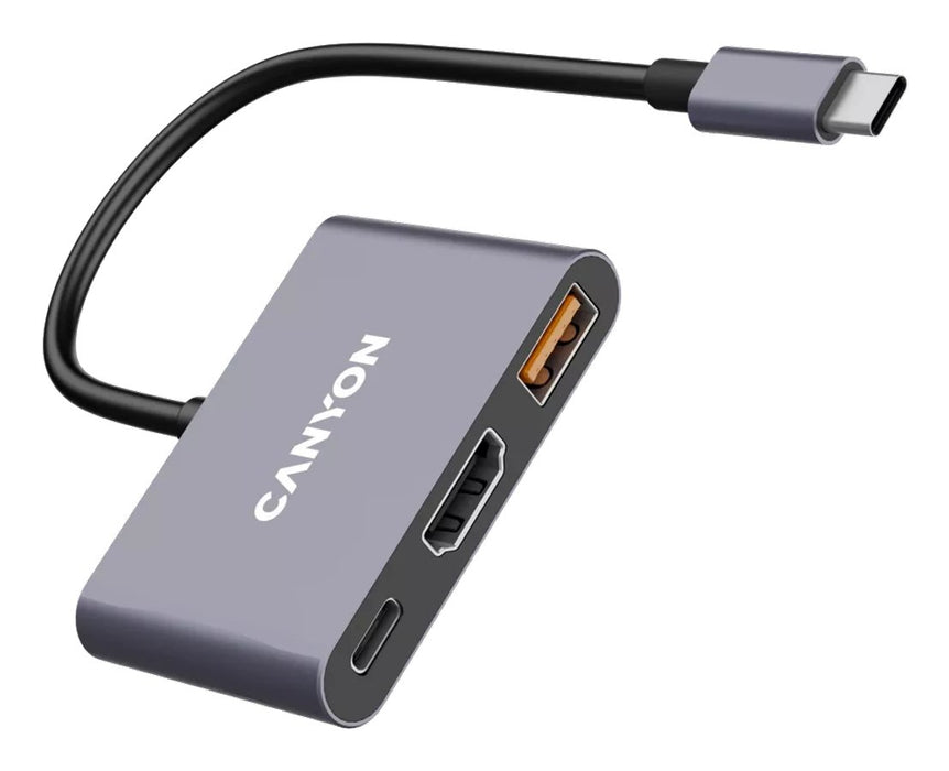 EAN 5291485016784 - Canyon DS-4 USB Tipo C 10000 Mbit/s Gris imagen 3