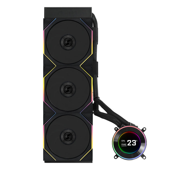 EAN 4718466018014 - Lian Li GA II Hydroshift II LCD-C 360TL Procesador Sistema de refrigeración líquida todo en uno 12 cm Neg imagen 2
