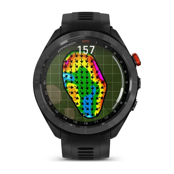 EAN 753759323653 - Garmin Approach S70 - 47 mm 3,56 cm (1.4") AMOLED Digital 454 x 454 Pixeles Pantalla táctil Negro Wifi GPS imagen 9