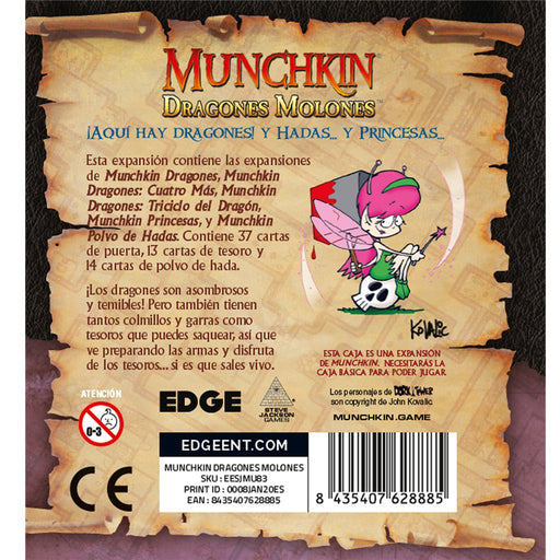 EAN 8435407628885 - Asmodee Munchkin Dragones Molones 60 min Juego de mesa Estrategia imagen 2