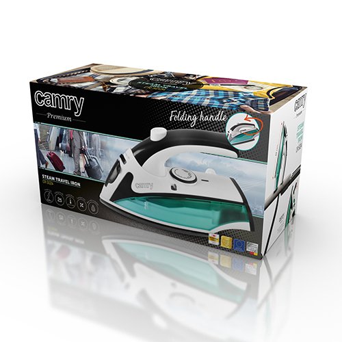 EAN 5908256835542 - Camry Premium CR 5024 plancha Plancha a vapor Suela antiadherente 800 W Multicolor imagen 7