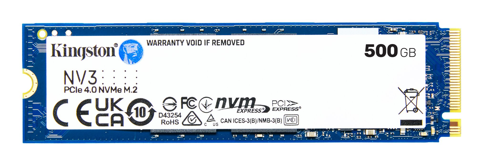 EAN 7406173448060 - Kingston Technology NV3 500 GB PCI Express 4.0 3D NAND imagen 3