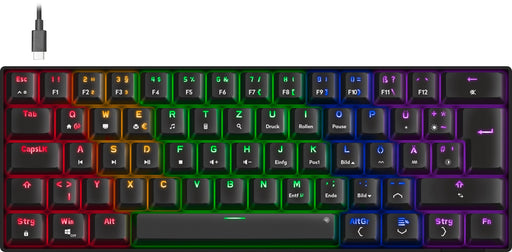 EAN 4027301657852 - SPEEDLINK SL-670015-BK teclado Juego USB QWERTZ Alemán Negro imagen 1