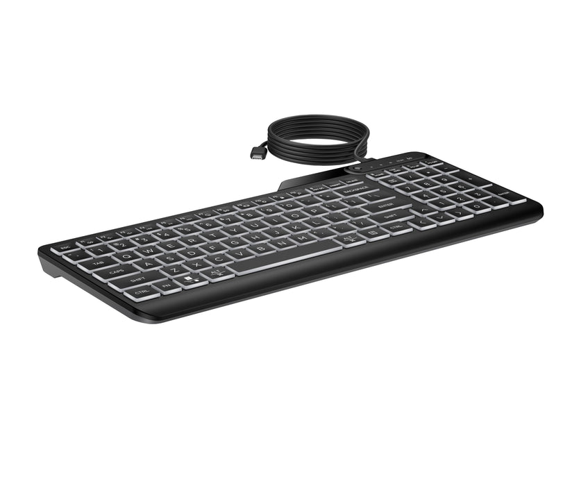 EAN 0197192768518 - HP 400 Backlit Wired Keyboard teclado Hogar USB Negro imagen 2