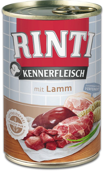 EAN 4000158910561 - RINTI Kennerfleisch Cordero Adulto 400 g imagen 1