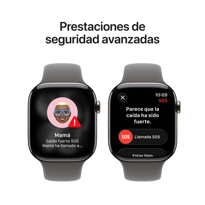 EAN 0195950478303 - Apple Watch Series 11 OLED 46 mm Digital 416 x 496 Pixeles Pantalla táctil 5G Titanio Wifi GPS (satélite) imagen 6