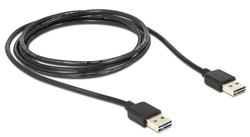 EAN 4043619834624 - DeLOCK 3m USB 2.0 A cable USB USB A Negro imagen 2