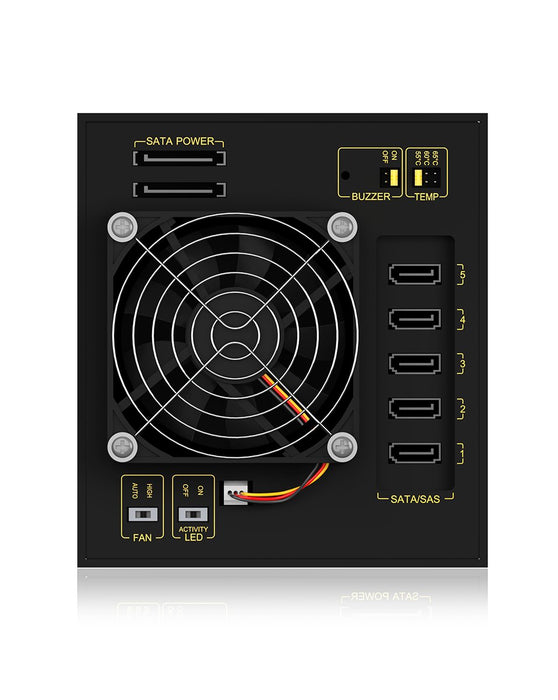EAN 4250078173557 - ICY BOX IB-575SSK-12G 8,89 cm (3.5") Placa de bus común o backplane Negro imagen 4