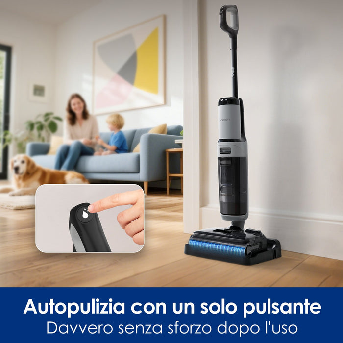 EAN 6932485006434 - Tineco FloorOne i5 Stretch PLUS Aspiradora vertical Batería Seca y húmeda Sin bolsa Gris 2,5 Ah imagen 8