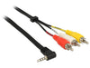 EAN 4043619847242 - DeLOCK 84724 cable de audio 1,5 m 3,5mm 3 x RCA Negro imagen 1