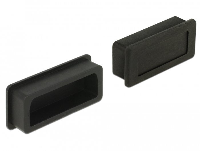 EAN 4043619601608 - DeLOCK 60160 tapa de seguridad para enchufe DVI Negro 10 pieza(s) imagen 2
