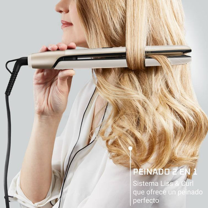 EAN 3121040091173 - Rowenta SF4633F0 Utensilio de peinado Plancha de pelo Caliente Blanco imagen 5