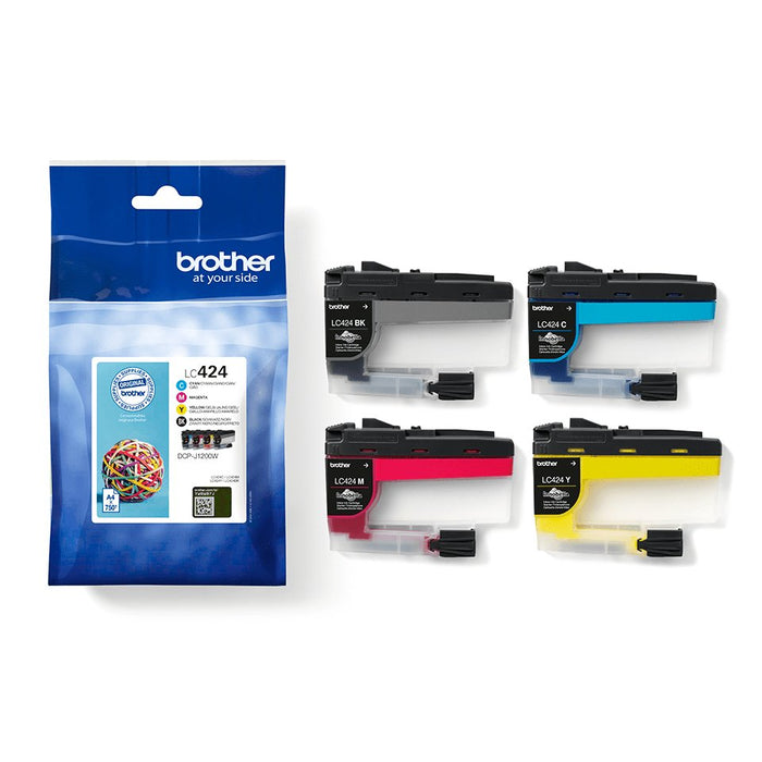 EAN 4977766813099 - Brother LC424VAL cartucho de tinta 4 pieza(s) Original Negro, Cian, Magenta, Amarillo imagen 3