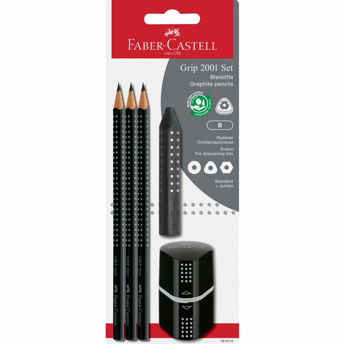 EAN 4005405800244 - Faber-Castell 580024 lápiz de grafito B 3 pieza(s) imagen 1