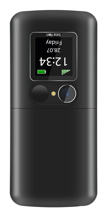 EAN 9120124822003 - Beafon Fold10 5,59 cm (2.2") 95 g Negro, Plata Teléfono para personas mayores imagen 2