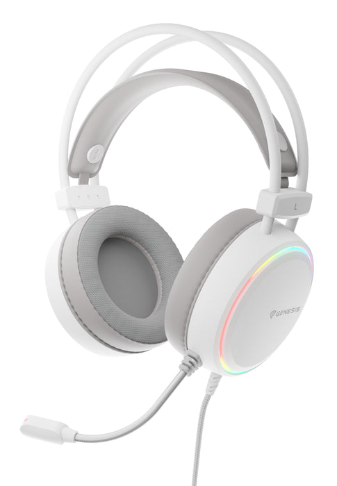 EAN 5901969449259 - GENESIS NSG-2308 auricular y casco Auriculares Alámbrico Diadema Juego USB tipo A Blanco imagen 2