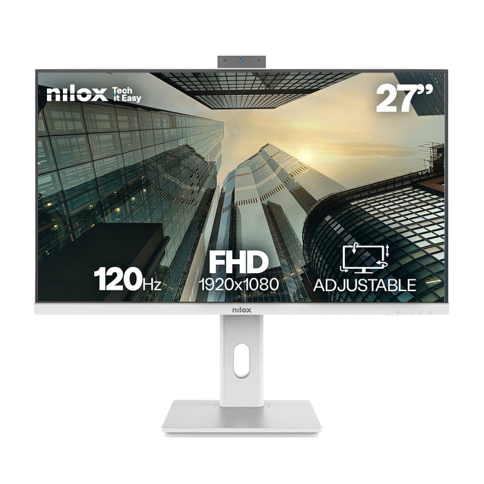 EAN 8431775036314 - Nilox NXM27RWEB02W pantalla para PC 68,6 cm (27") 1920 x 1080 Pixeles Full HD LED Blanco imagen 1
