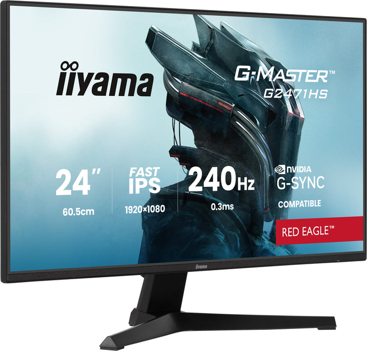 EAN 4948570126415 - iiyama G-MASTER G2471HS-B1 pantalla para PC 60,5 cm (23.8") 1920 x 1080 Pixeles Full HD Negro imagen 3