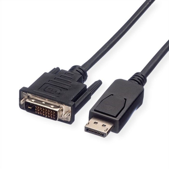 EAN 7611990129737 - VALUE 11.99.5615 adaptador de cable de vídeo 2 m DisplayPort DVI-D Negro imagen 3