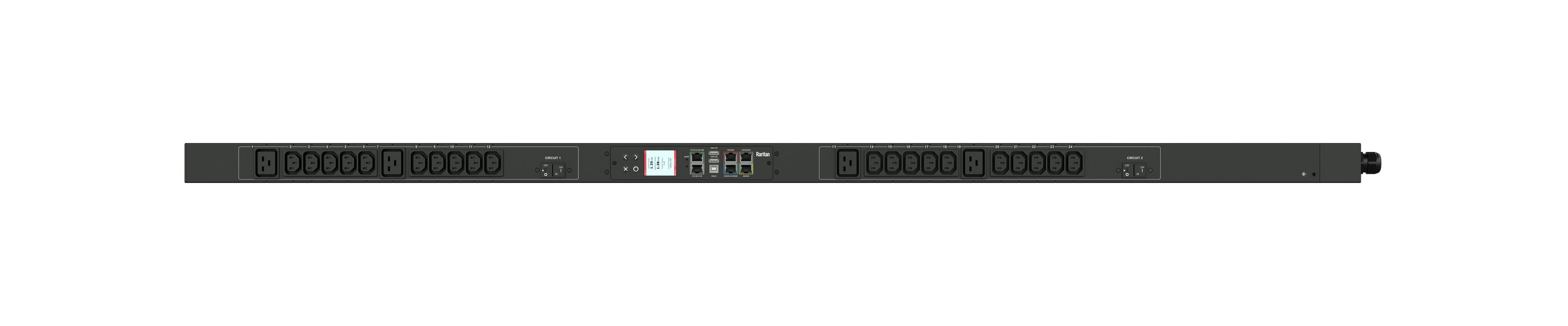 EAN 785813030825 - Raritan PX3-1493V unidad de distribución de energía (PDU) 24 salidas AC 0U Negro imagen 6