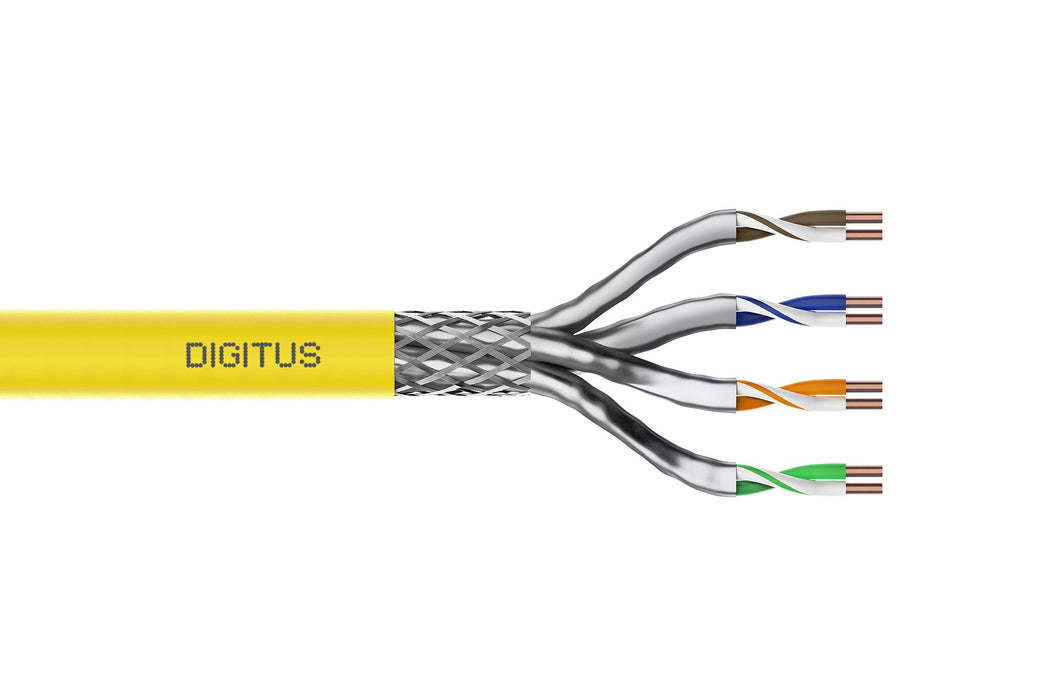 EAN 4016032455387 - Digitus DK-1743-A-VH-10-LD cable de red Amarillo Cat7a S/FTP (S-STP) imagen 1