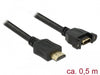 EAN 4043619854639 - DeLOCK 85463 cable HDMI 0,5 m HDMI tipo A (Estándar) Negro imagen 1